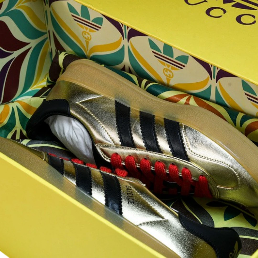 Guссi x Gazelle 'Metallic Gold'
