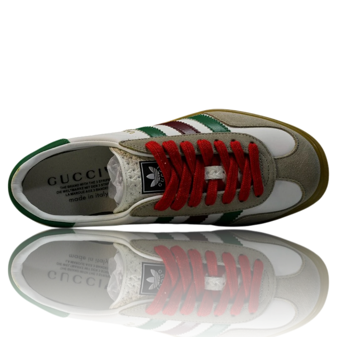 Guссi x Gazelle 'White Green Red'