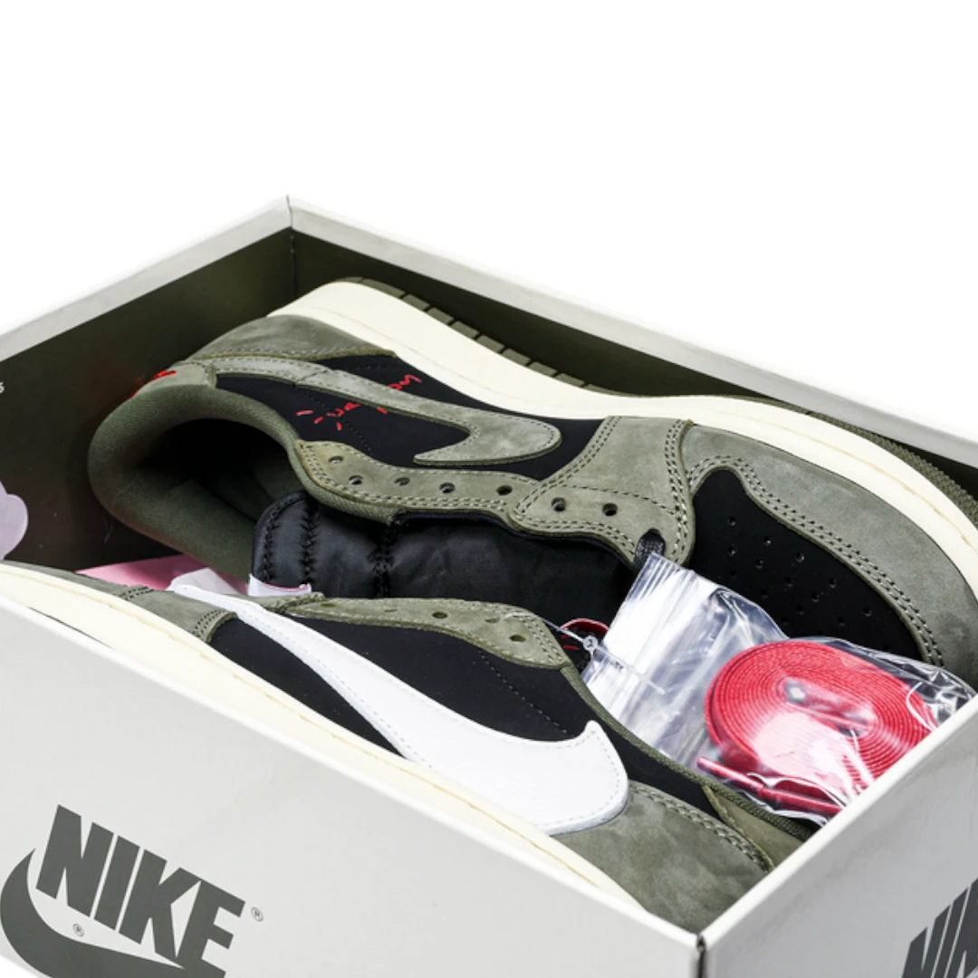 Travis Scott x AJ1 Low OG 'Black Olive'