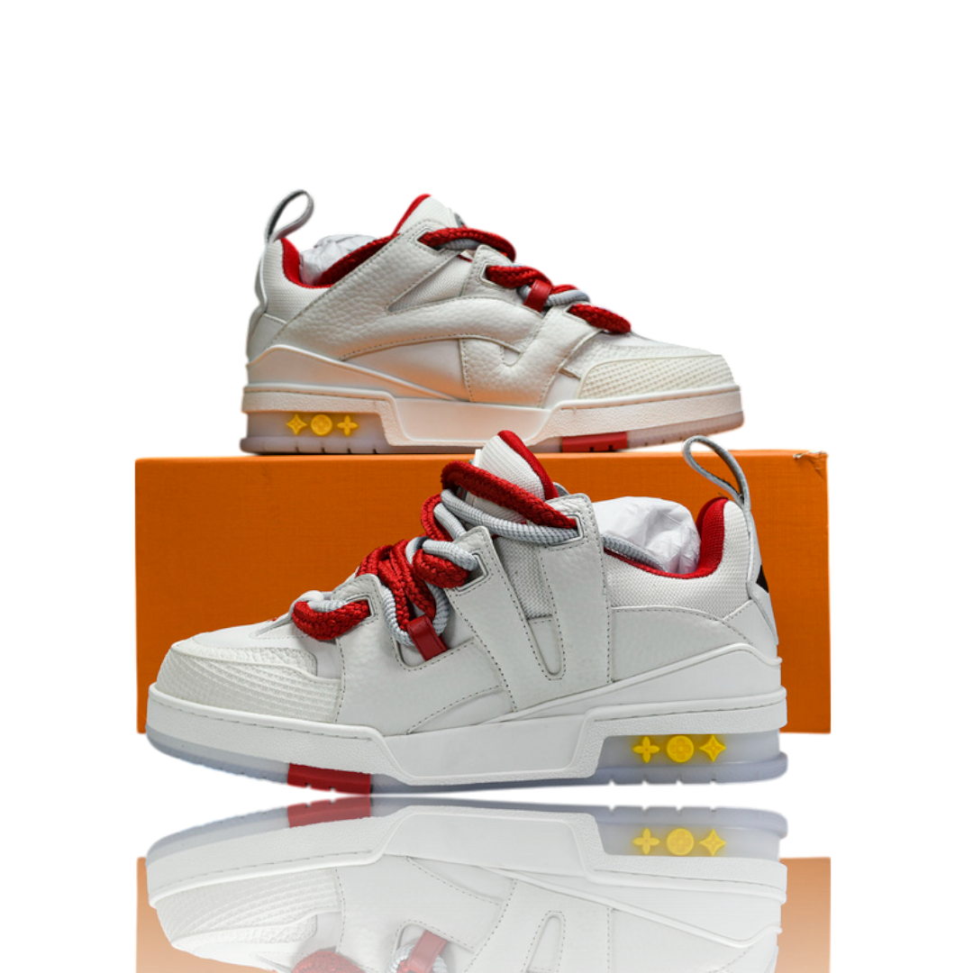 Louis Vuittоп Skate Sneakers by KidSuper 'White Red'
