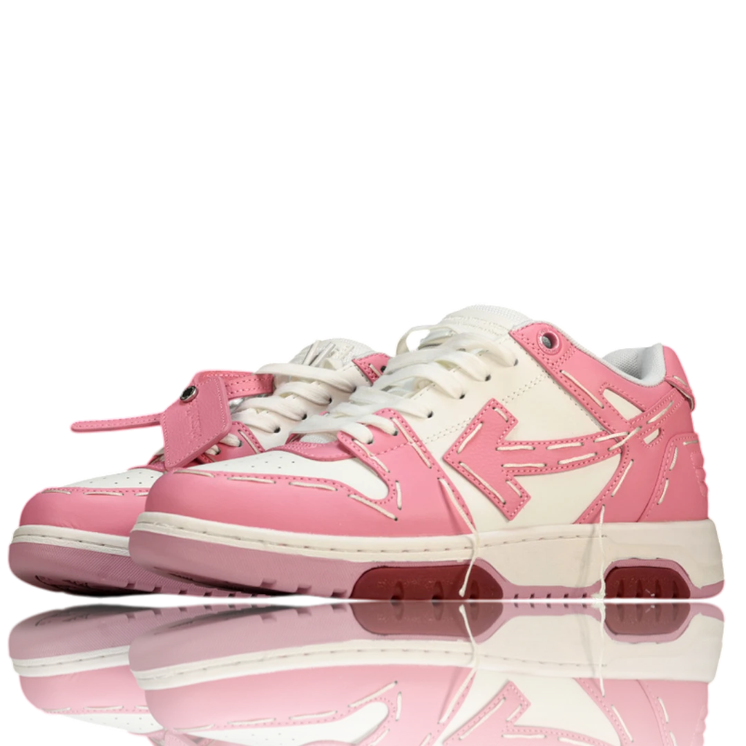 Off-White Out Of Office Low Top - Sartorial Stitch 'White Pink'
