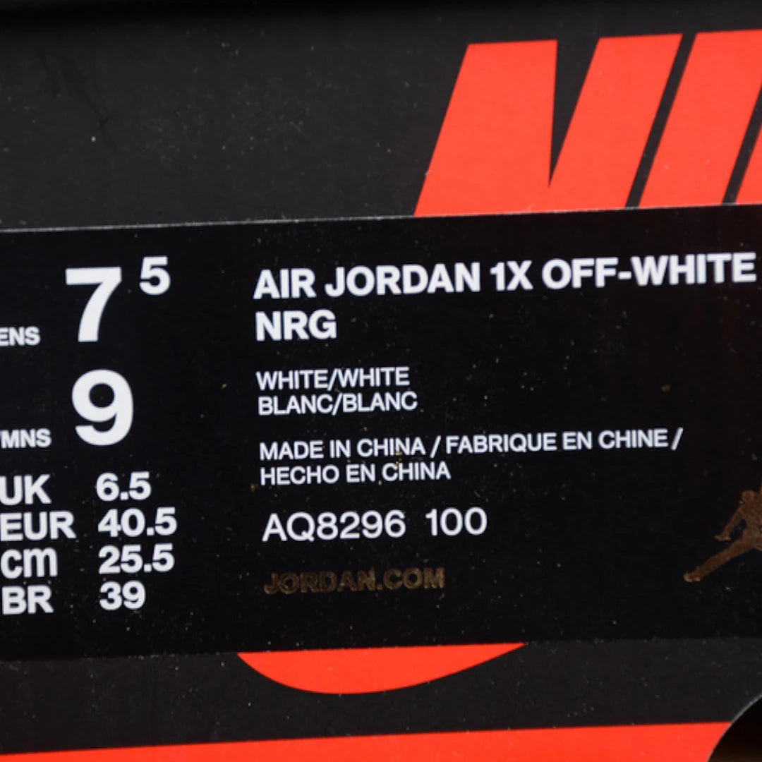 Off-White x AJ1 Retro High White