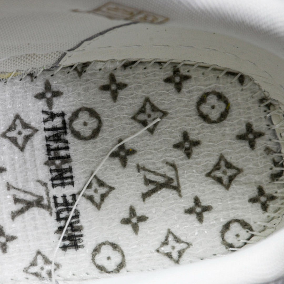 Louis Vuittоп Trainer Low 'Monogram Denim White Green'