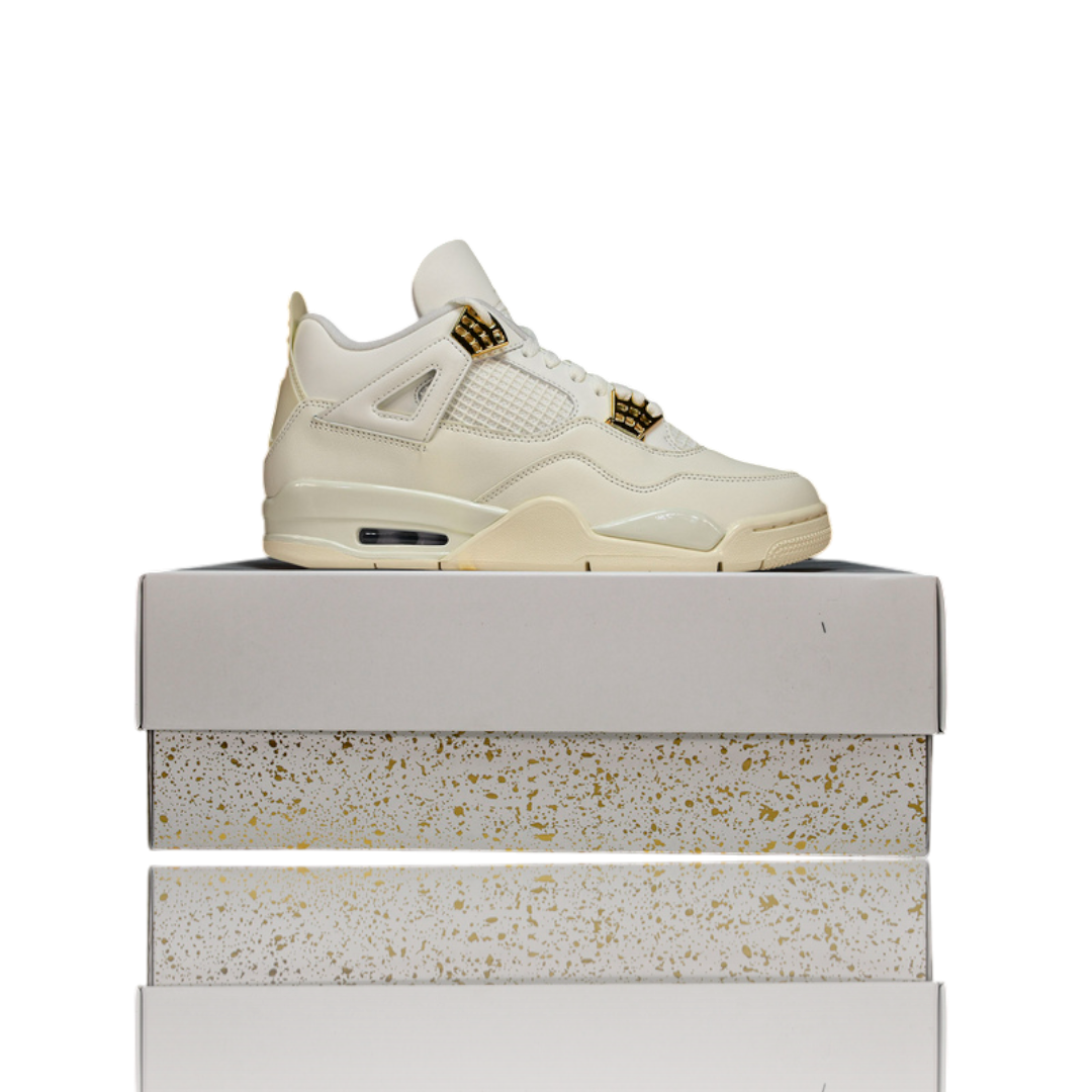 AJ4 Retro 'Metallic Gold'