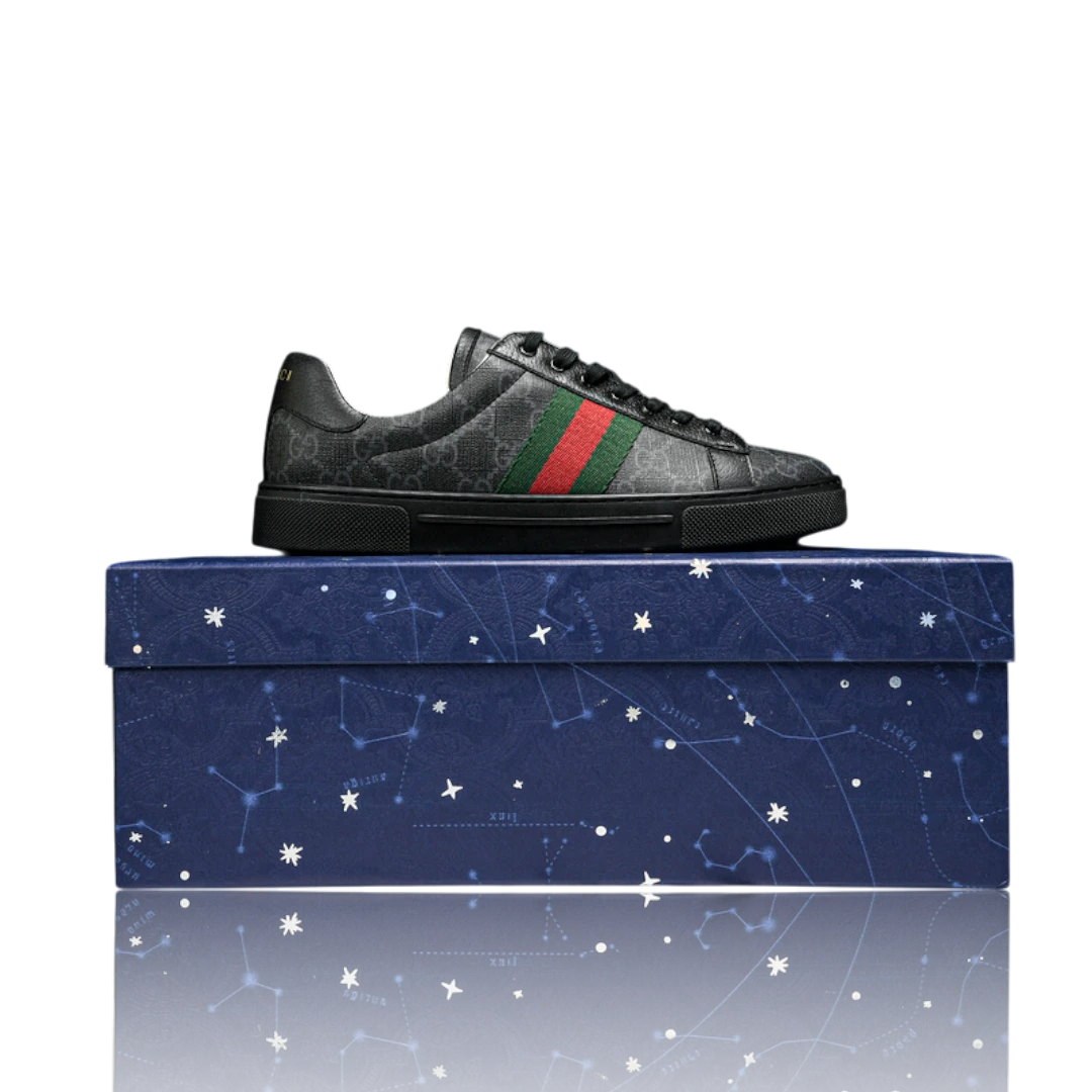 Guссi Ace Web Monogram 'Black'