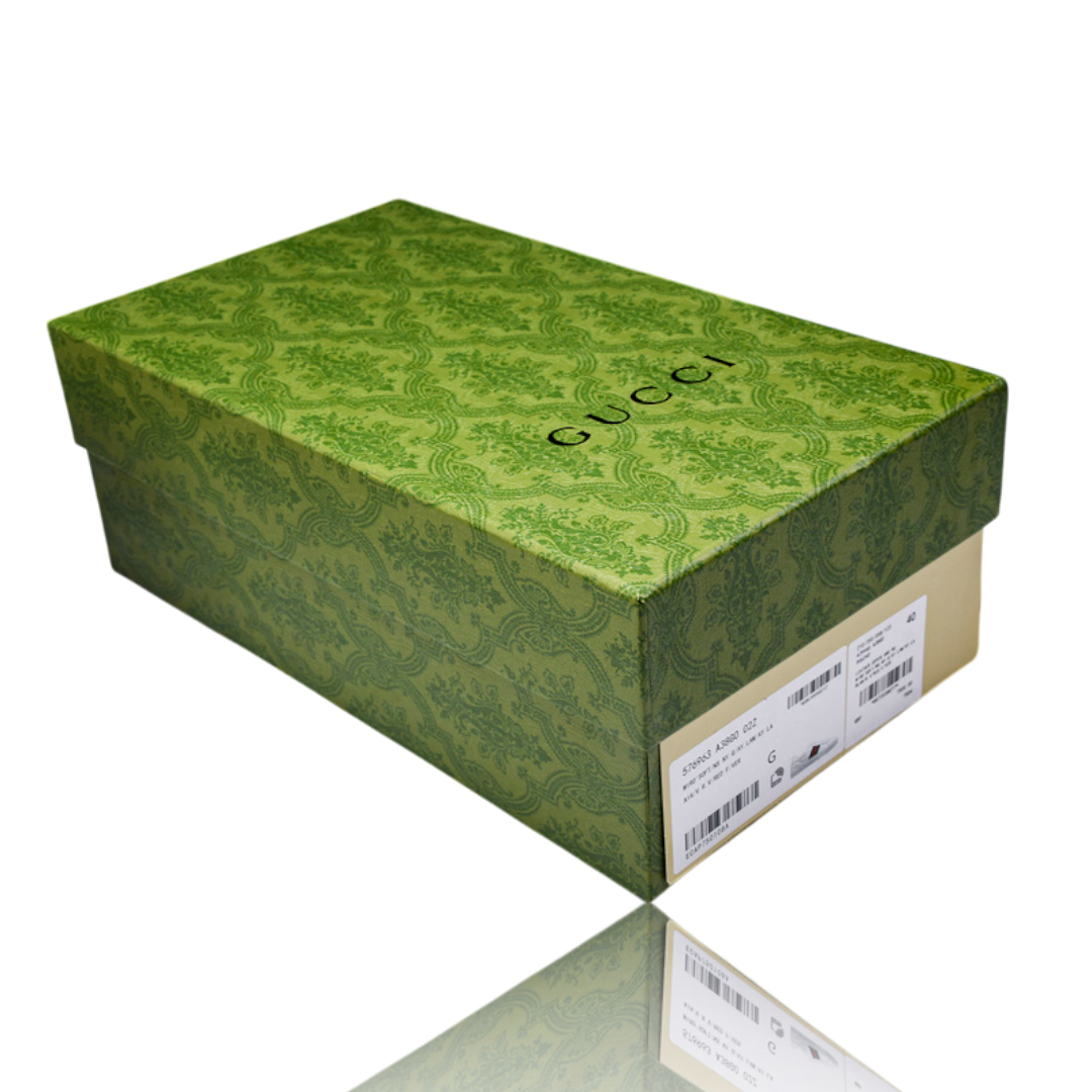 Guссi Ace Web Embossed Monogram 'White'