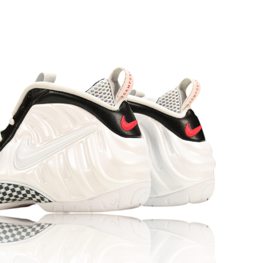 Air Foamposite Pro 'White Black University Red'