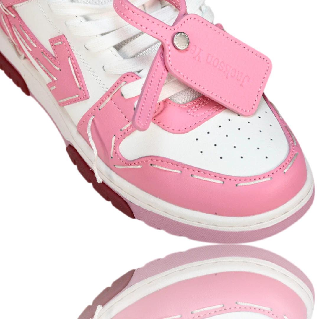 Off-White Out Of Office Low Top - Sartorial Stitch 'White Pink'