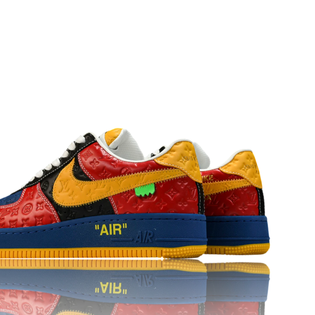 Louis Vuittоп x AF1 By Virgil Abloh 'Red Blue Yellow'