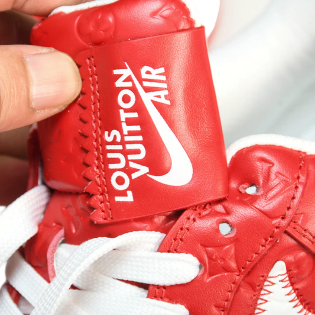 Louis Vuittоп x AF1 By Virgil Abloh 'White Red'