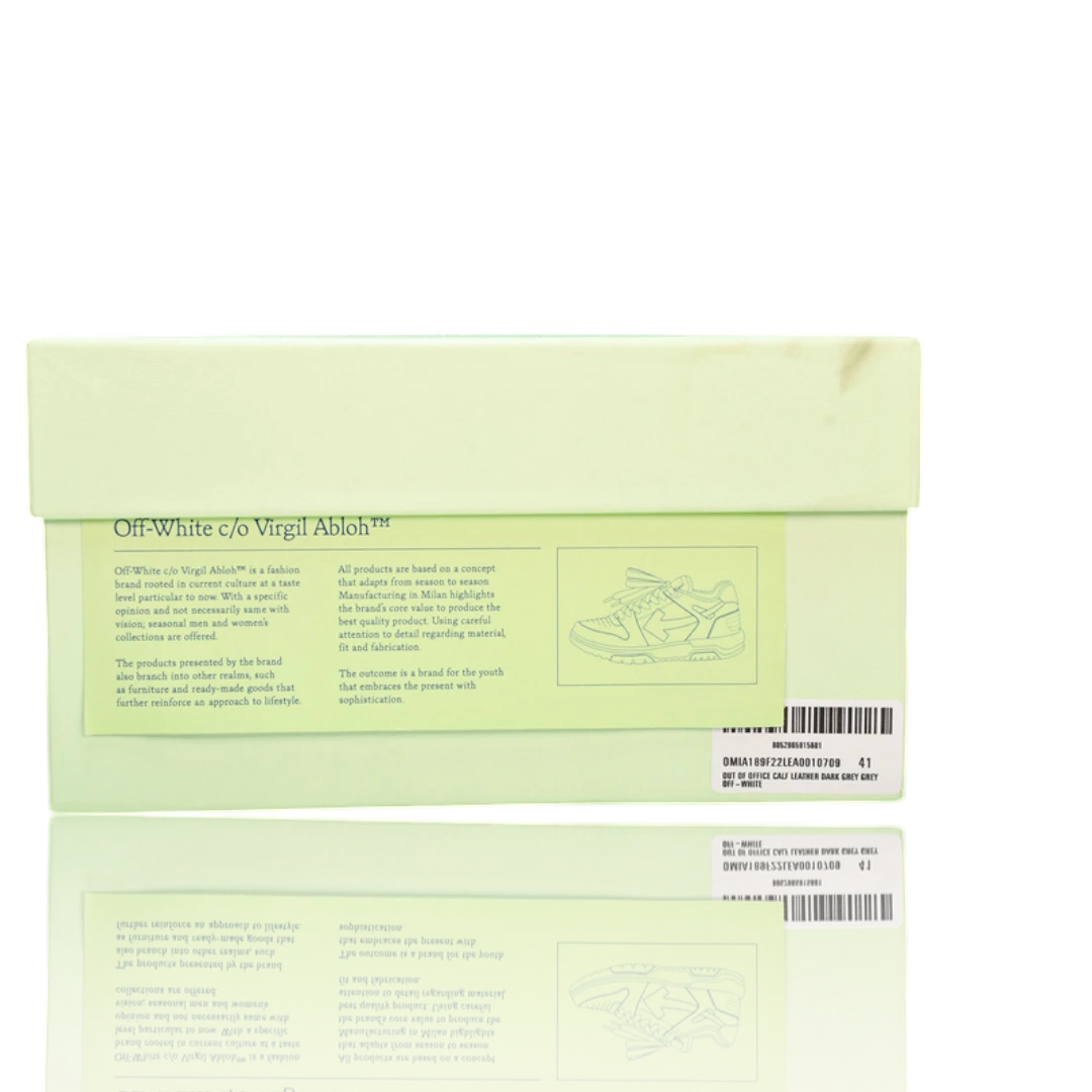 Off-White Out Of Office Low Top 'Light Grey Black'