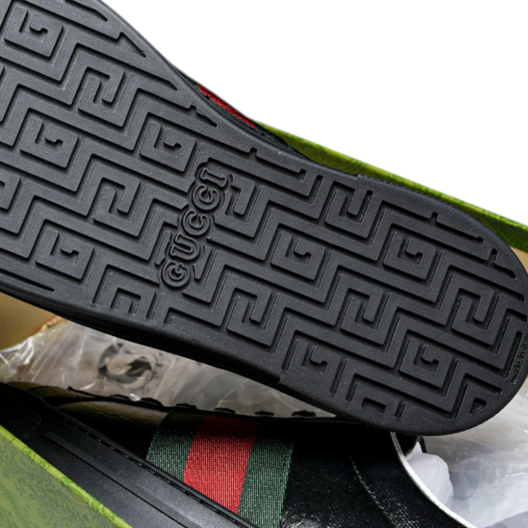 Guссi Ace Web 'Black Monogram'