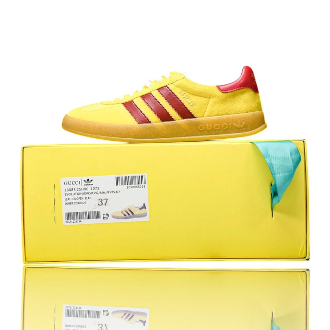 Guссi x Gazelle 'Yellow Velvet'