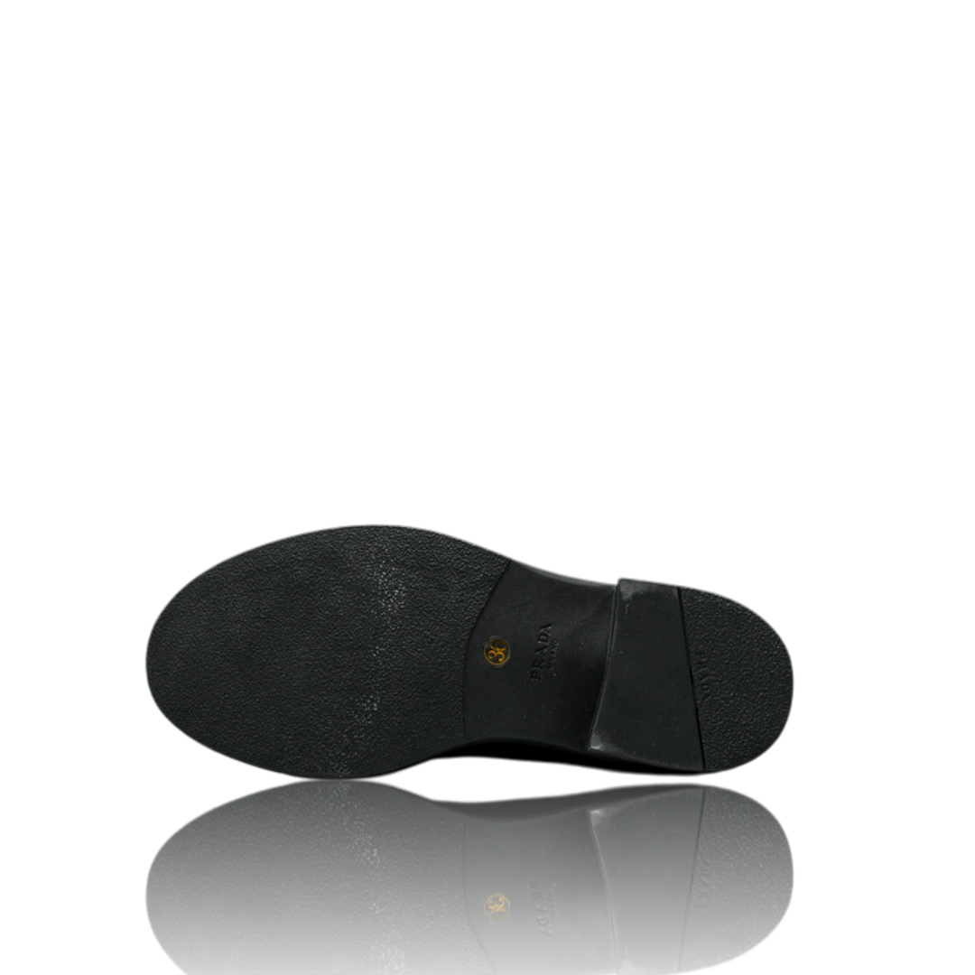 Prada Brushed Chelsea Boots 'Black'