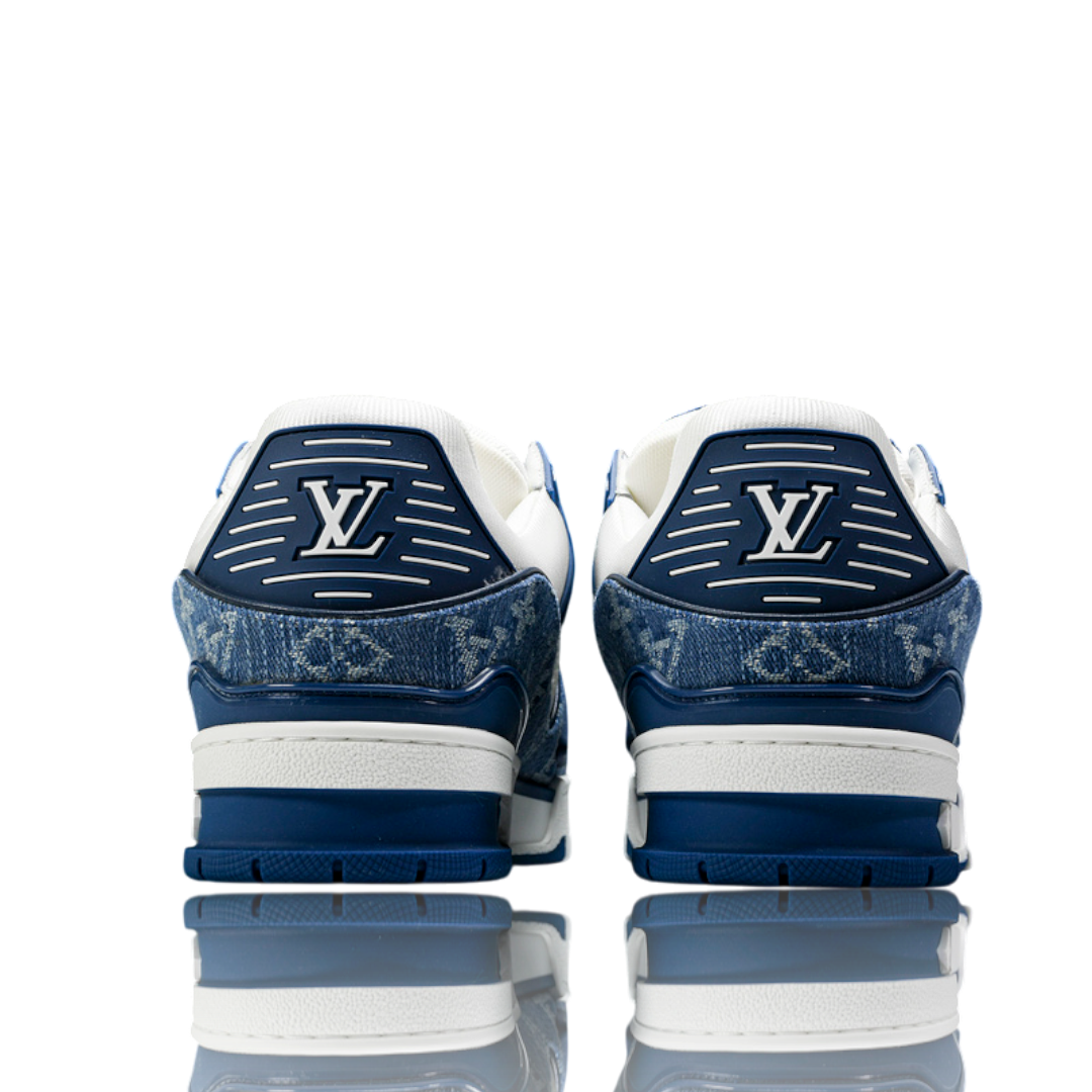 Louis Vuittоп Trainer Low 'Monogram Denim White Blue'
