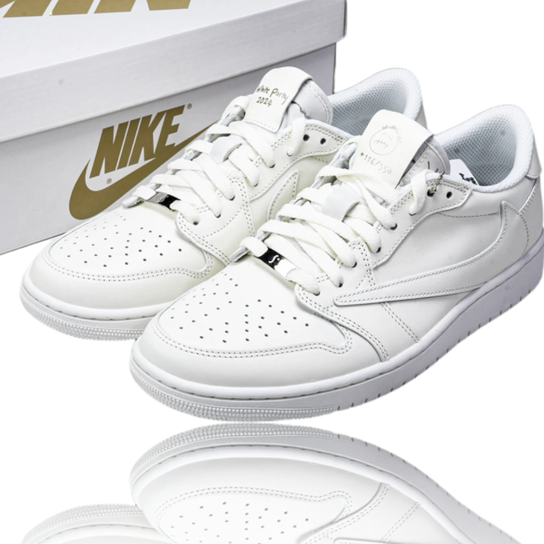 Travis Scott x AJ1 Low OG 'Michael Rubin White Party' Friends & Family