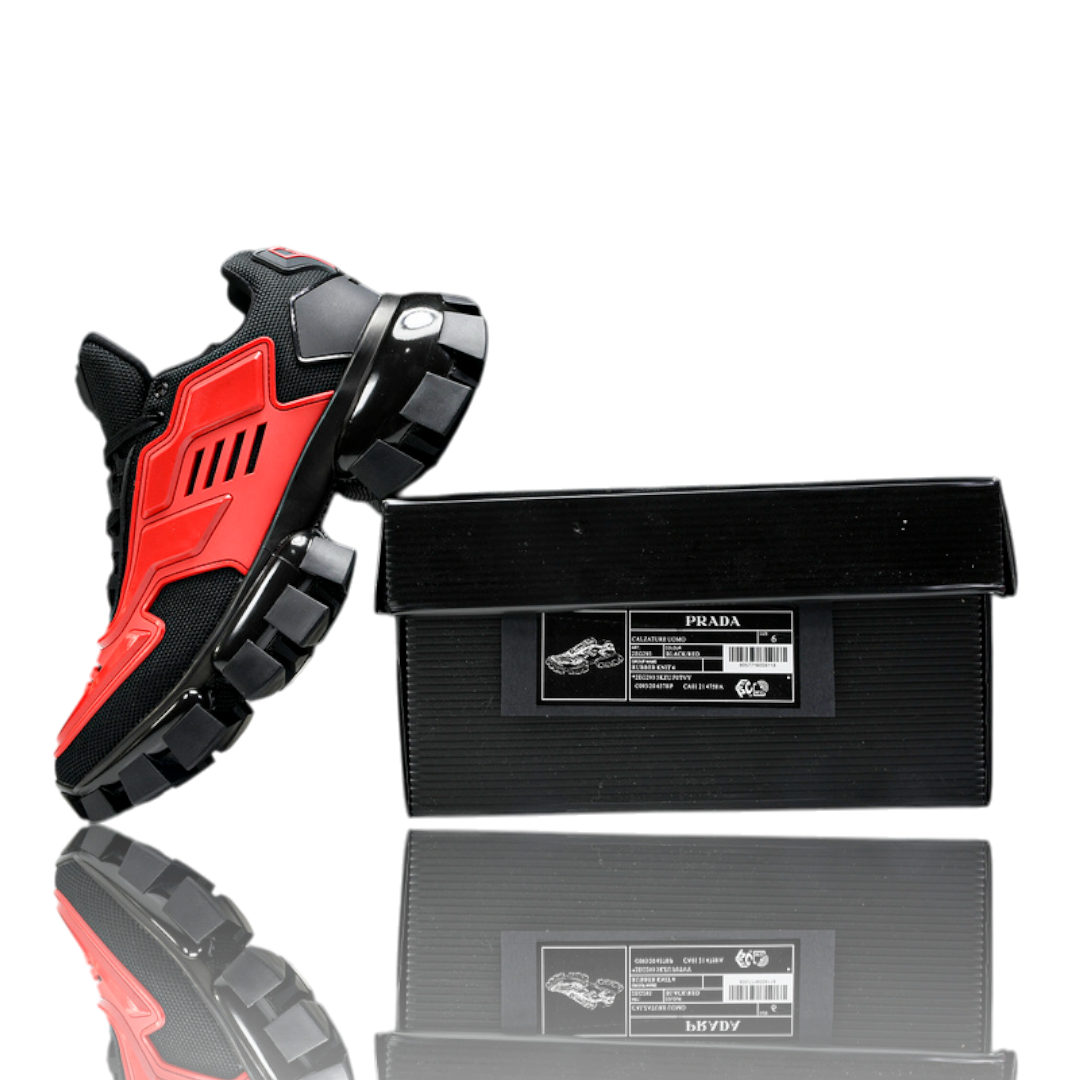 Prada Cloudbust Thunder Knit 'Red Black'