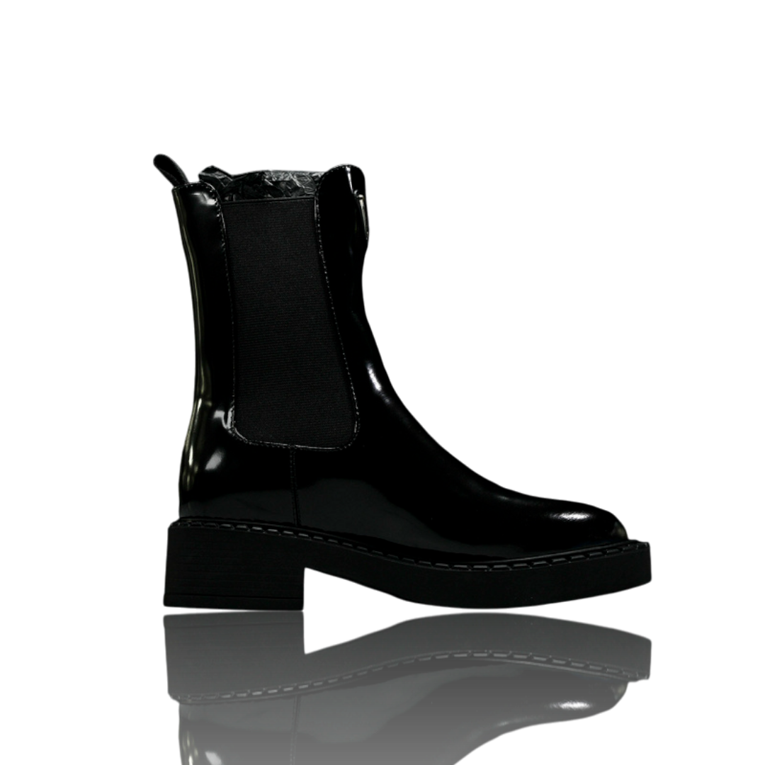 Prada Brushed Chelsea Boots 'Black'