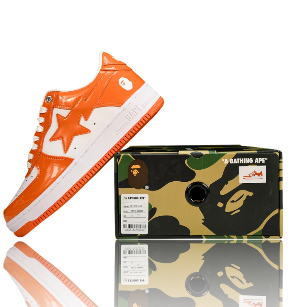 A Bathing Ape Bapesta 'Orange'