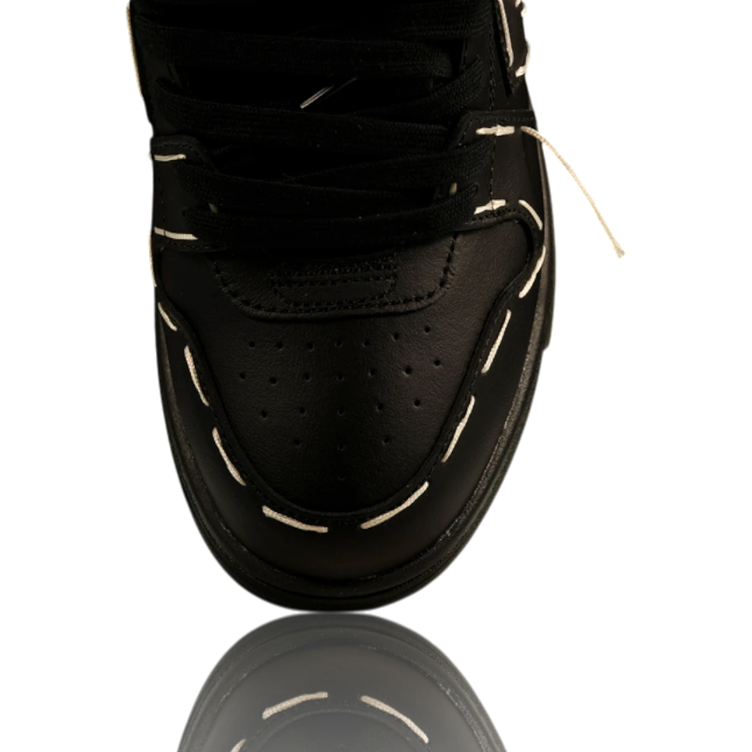 Off-White Out Of Office Low Top - Sartorial Stitch 'Black'