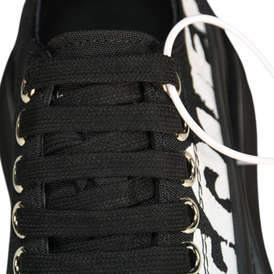 McQueen Tread Slick Low  Graffiti 'Black'