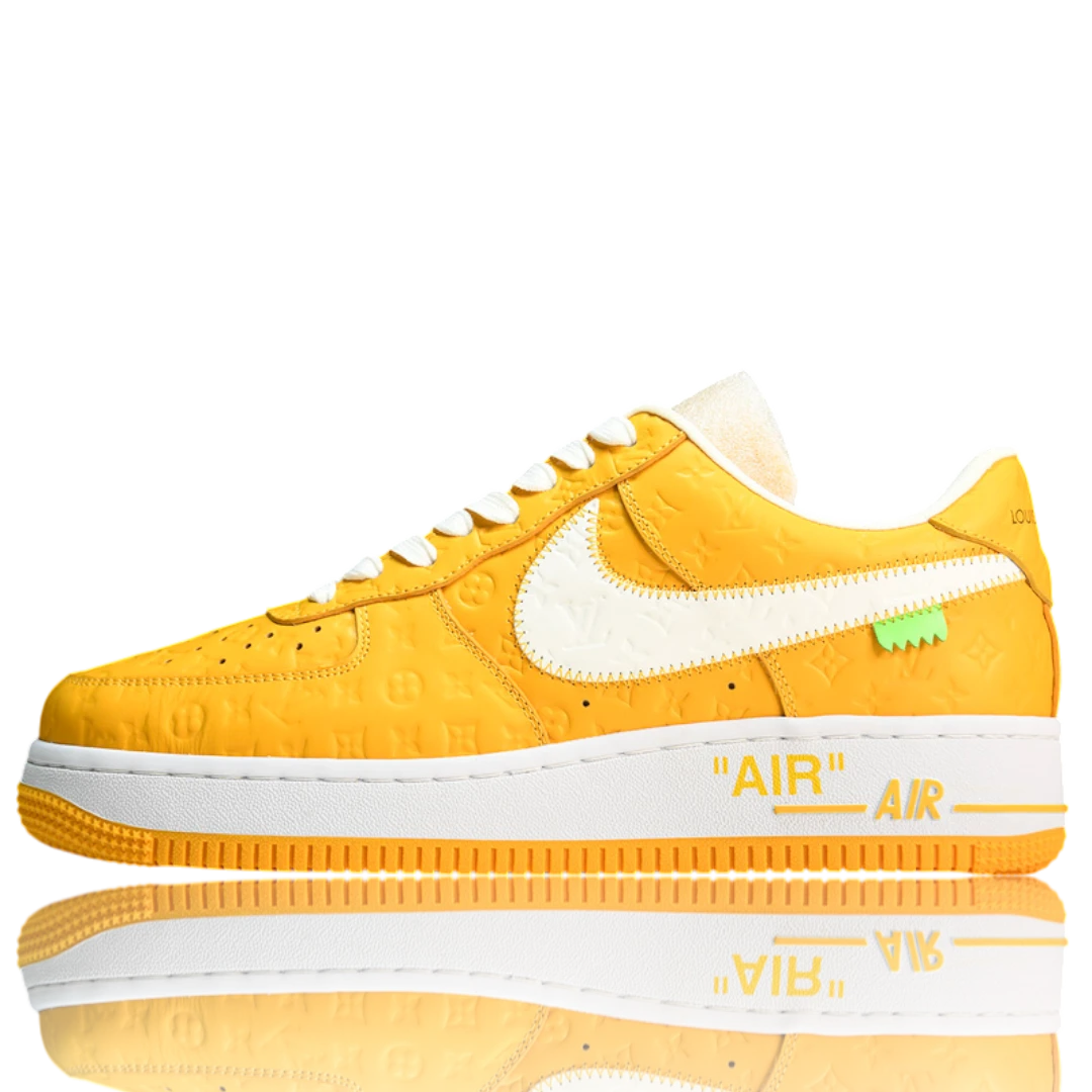Louis Vuittоп x AF1 By Virgil Abloh 'White Yellow'