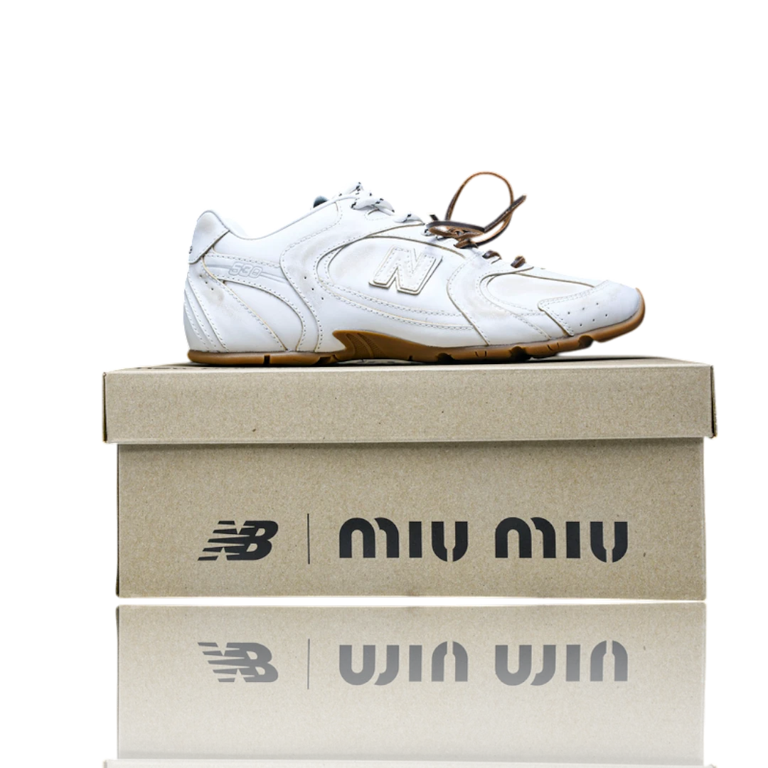 NB 530 SL x Miu Miu 'White Gum'