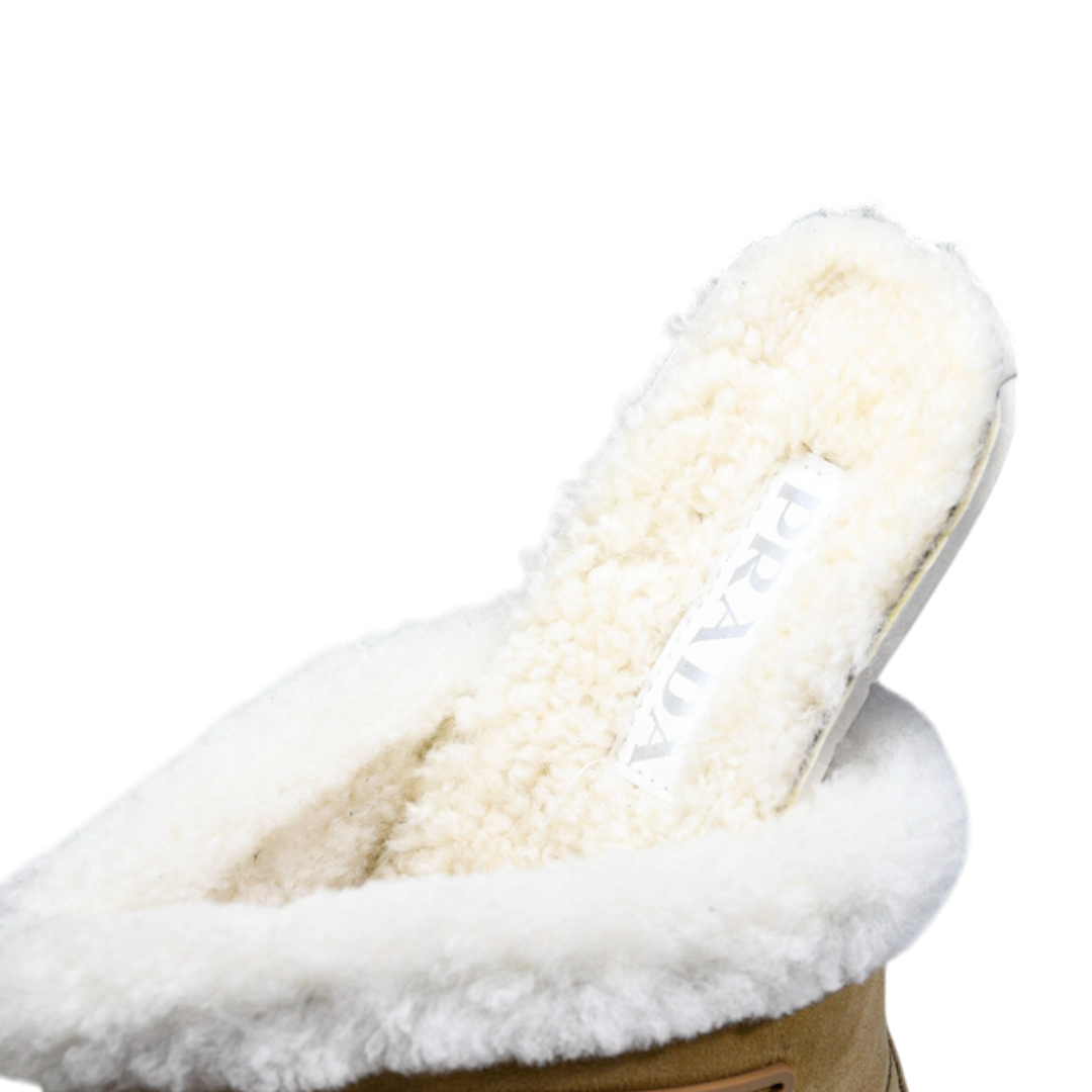 Prada Ankle Boots 'Beige'