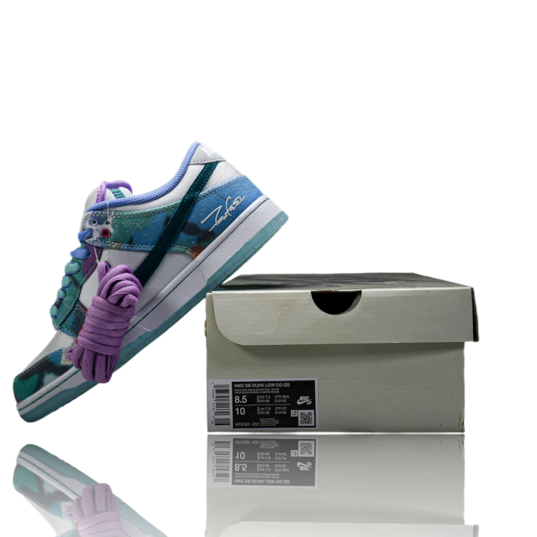 Futura Laboratories x SB Dnk Low 'Bleached Aqua'