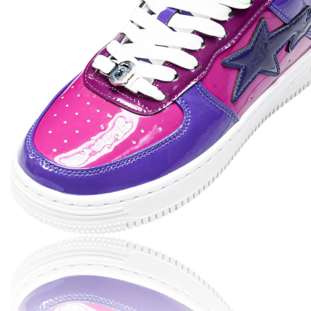 A Bathing Ape Bapesta Color Camo Combo 'Purple'