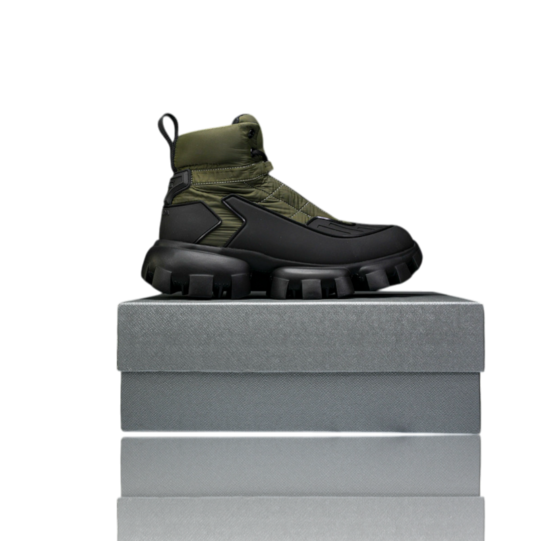 Prada Cloudbust Thunder High Tops 'Army Green'