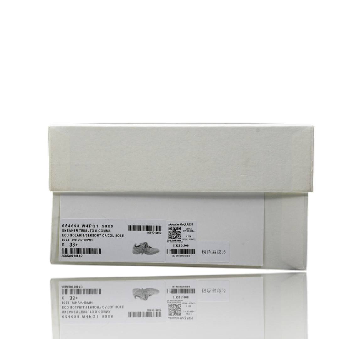 McQueen Trainers Flexion Crackled Leather 'Pink'