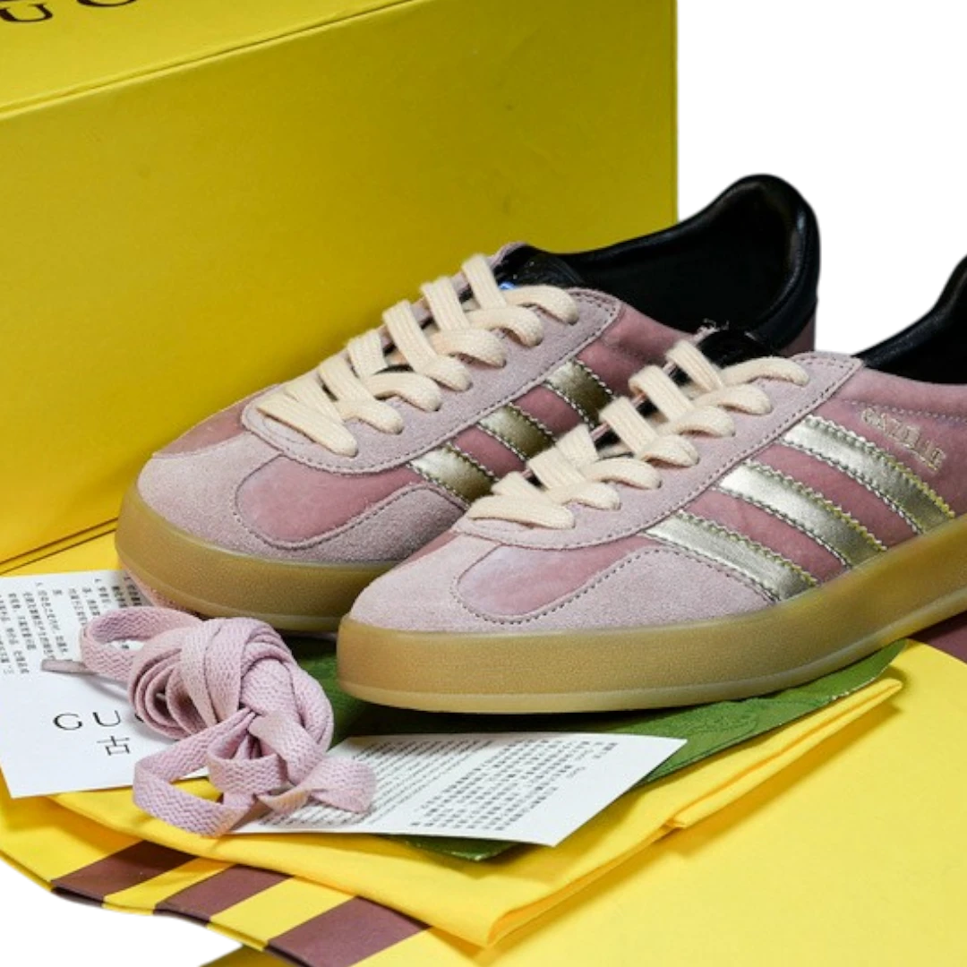 Guссi x Gazelle 'Pink Velvet'