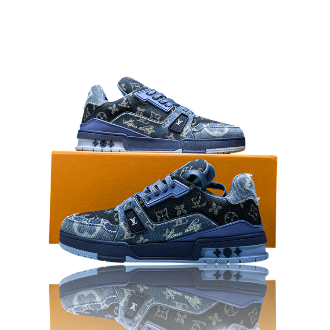 Louis Vuittоп Trainer Low 'Monogram Denim Blue'