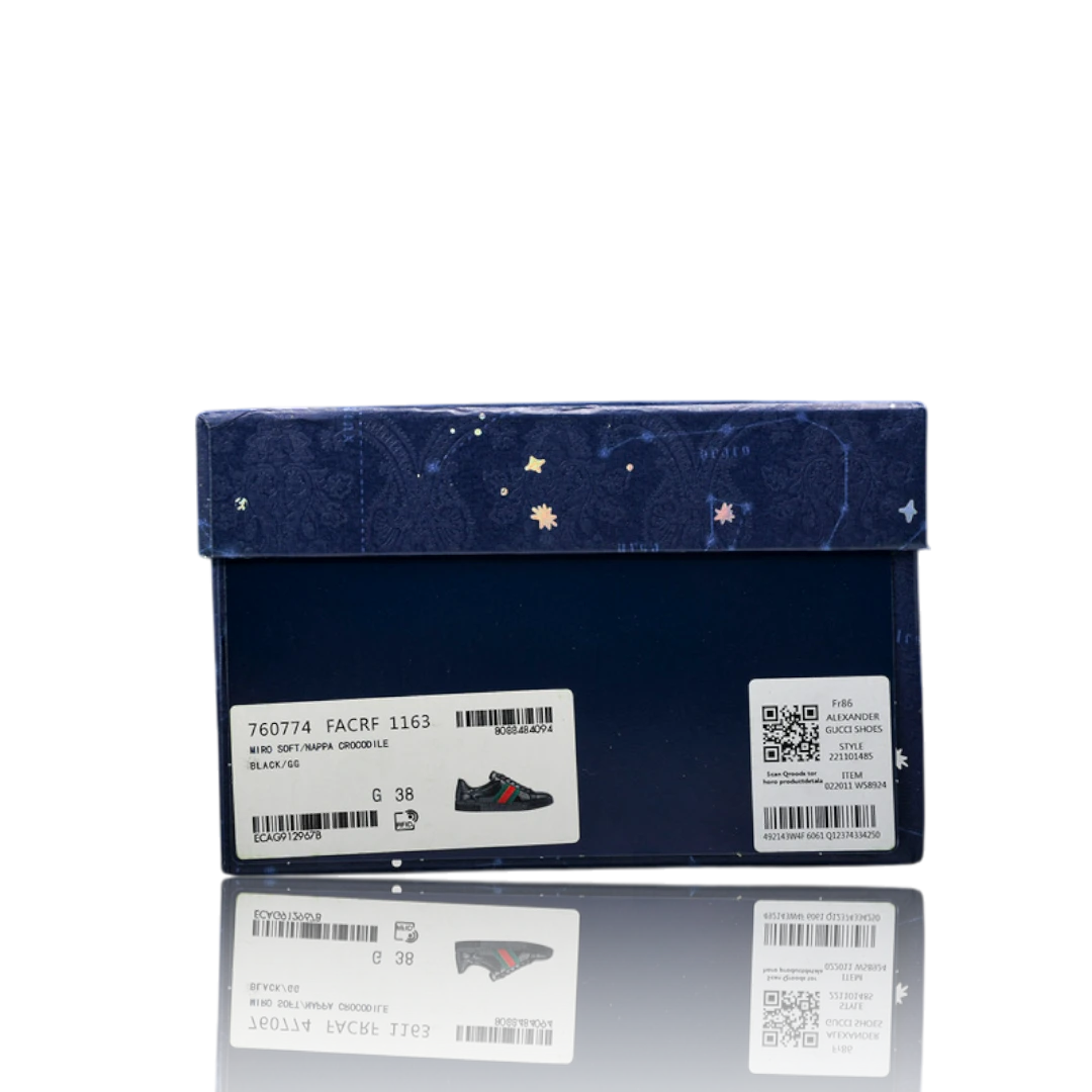 Guссi Ace Web Monogram 'Black'