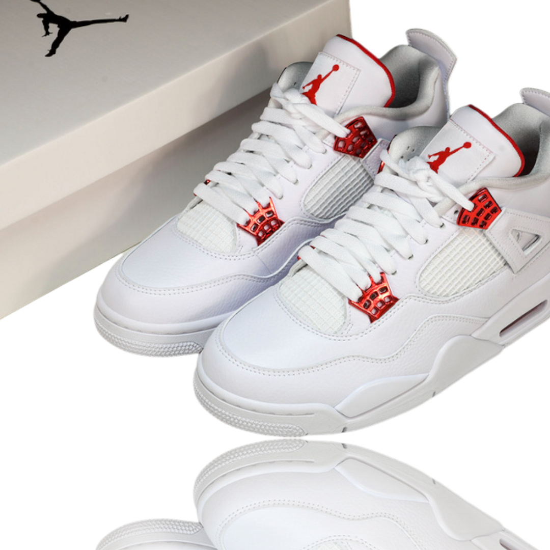 AJ4 Retro 'Metallic Red'