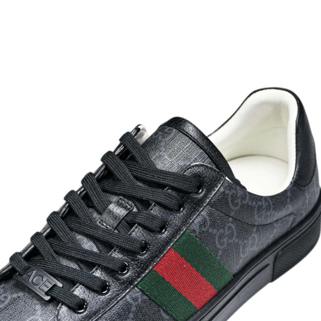 Guссi Ace Web Monogram 'Black'