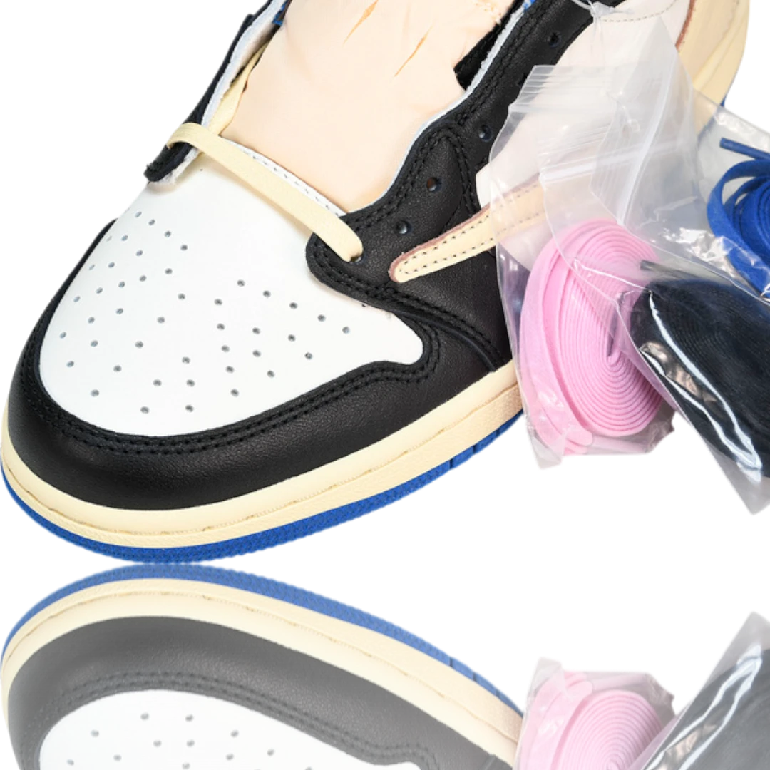 (CLEARANCE) Travis Scott x AJ1 Low OG Fragment ‘Military Blue’