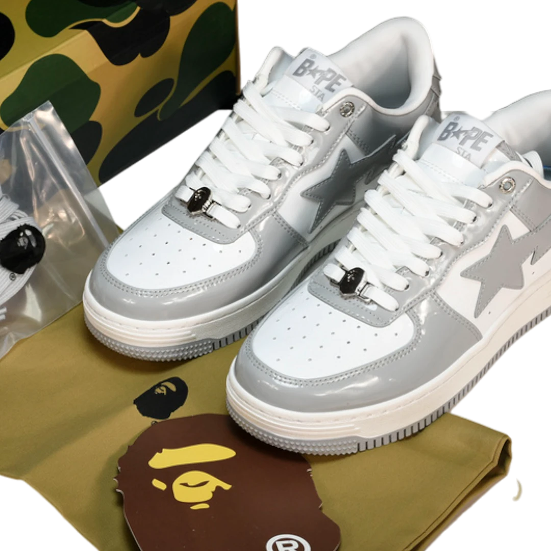 A Bathing Ape Bapesta 'Light Grey'