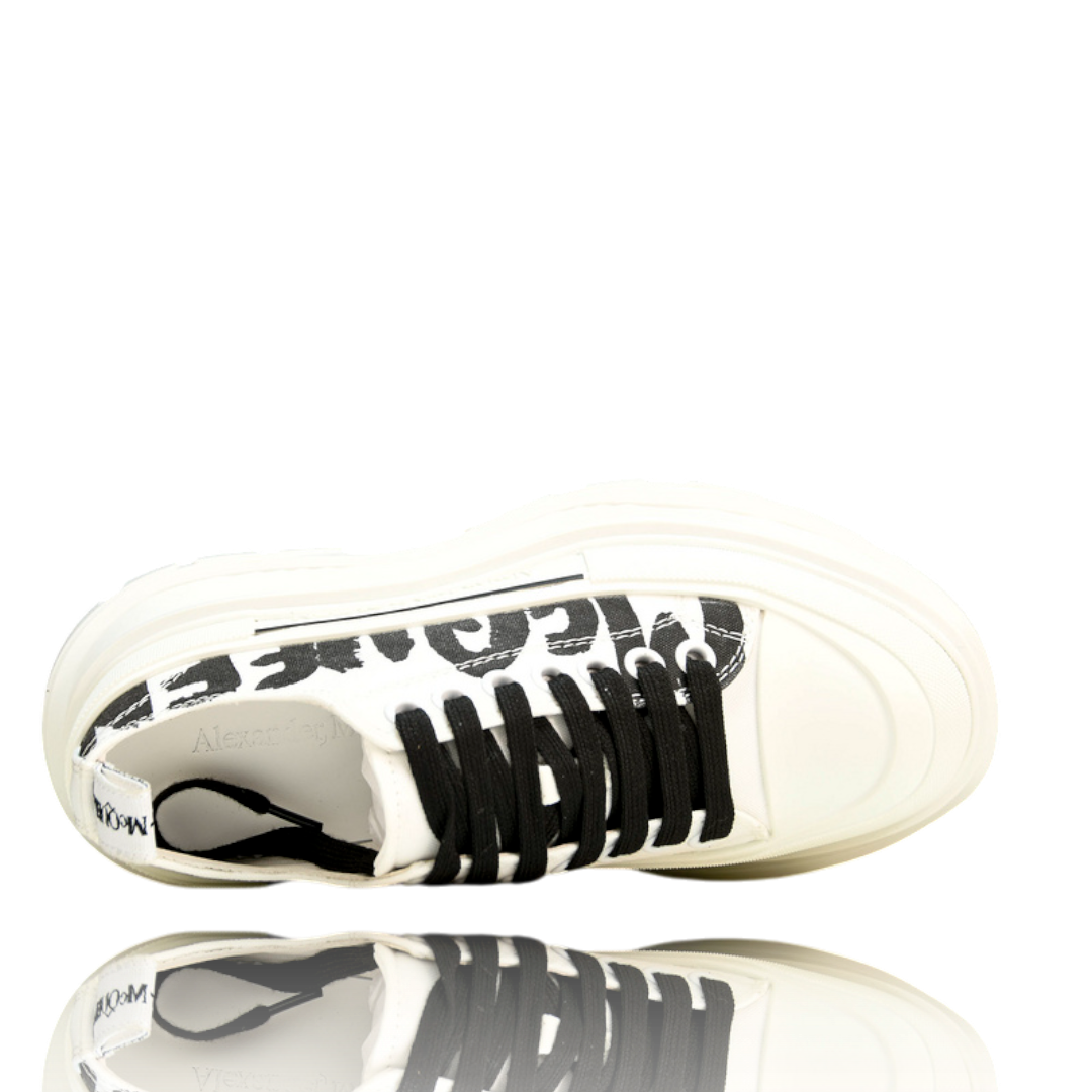 McQueen Tread Slick Low  Graffiti 'White'