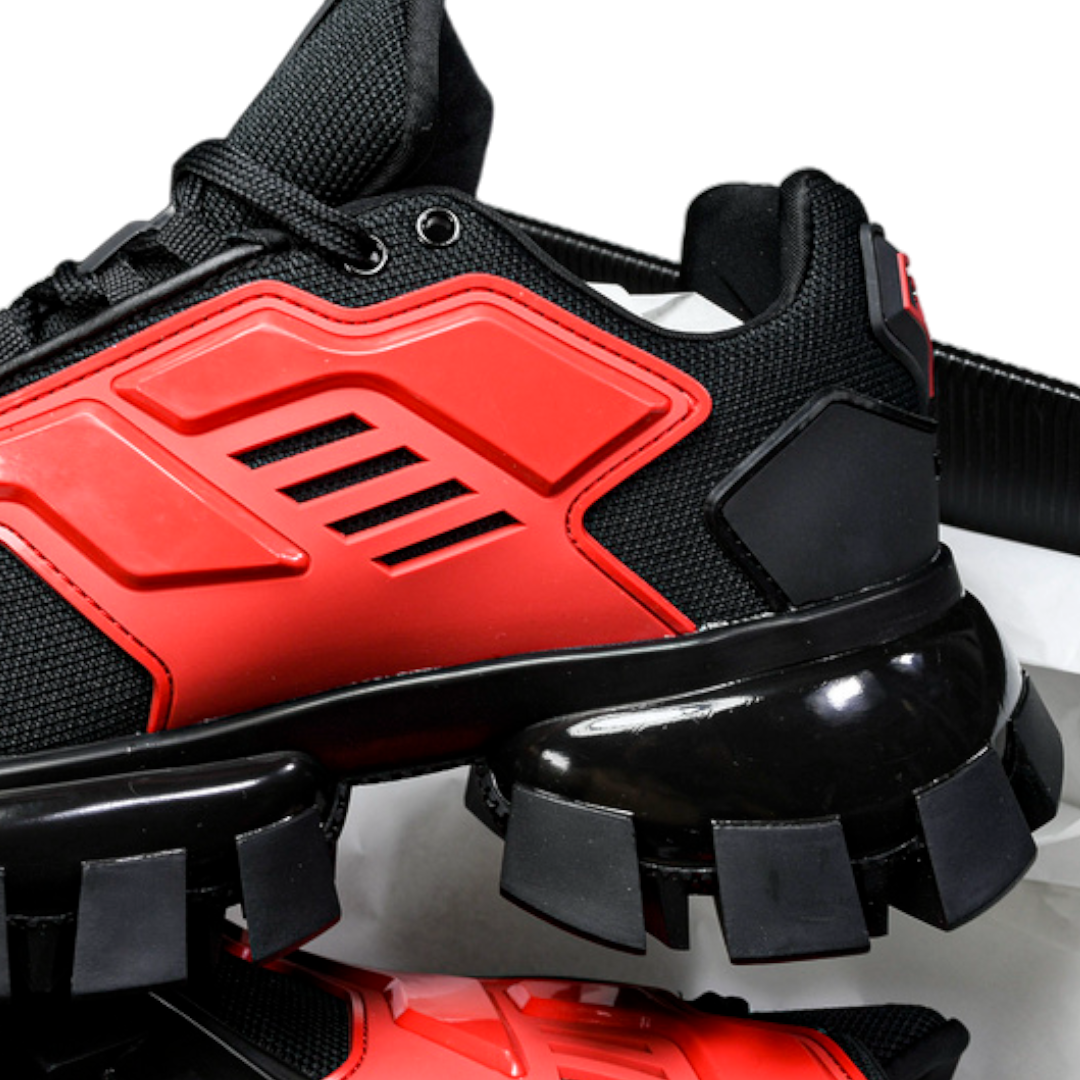 Prada Cloudbust Thunder Knit 'Red Black'