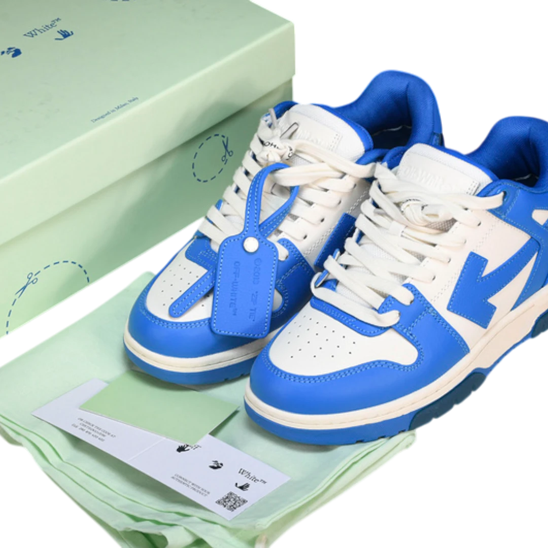 Off-White Out Of Office Low Top 'White Blue'