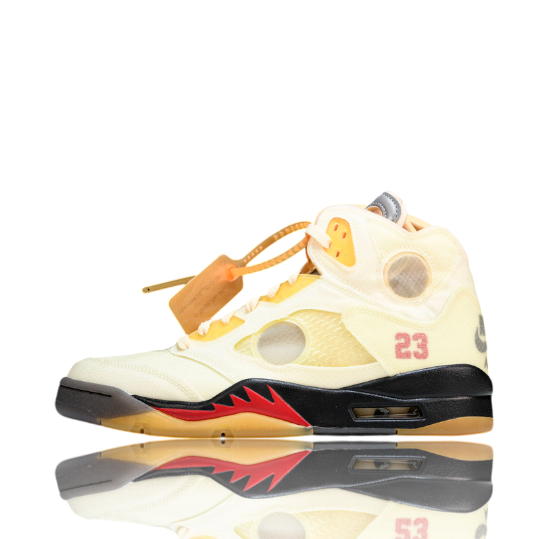 Off-White x AJ5 Retro 'Sail'
