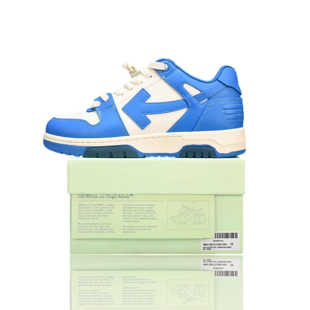 Off-White Out Of Office Low Top 'White Blue'