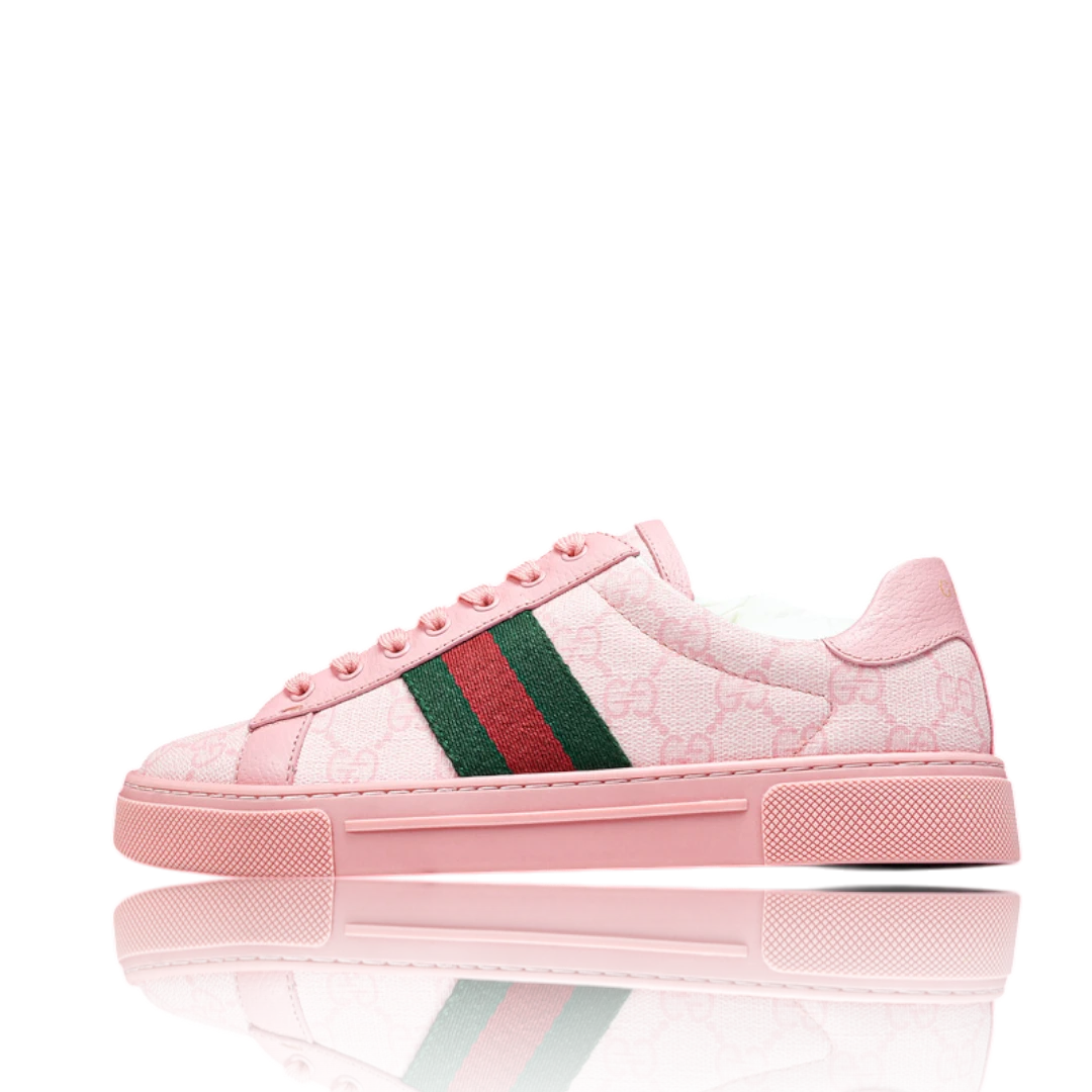 Guссi Ace Web Monogram 'Pink'