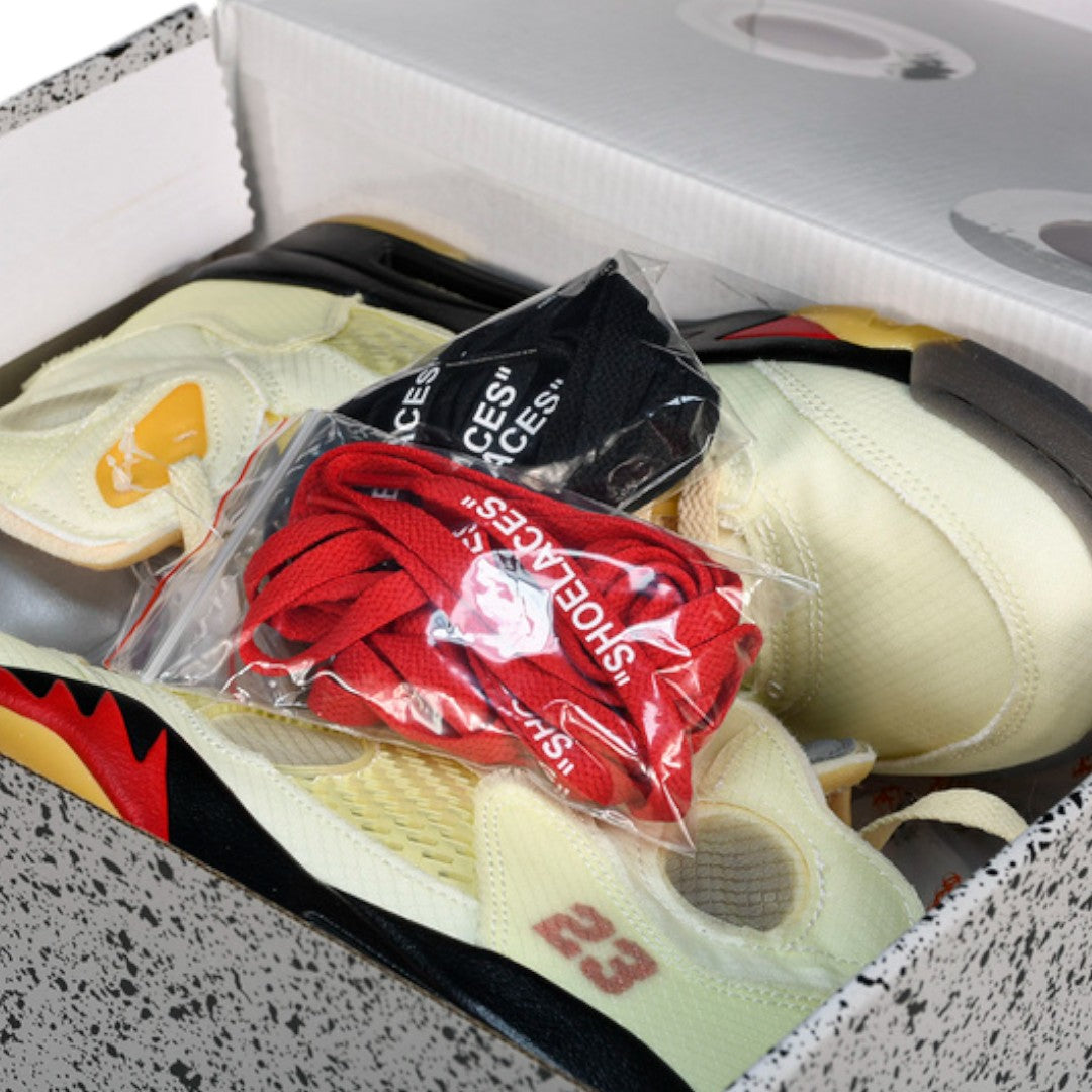 Off-White x AJ5 Retro 'Sail'