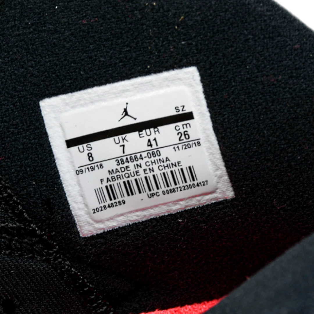 AJ6 Retro 'Black Infrared' (2019)