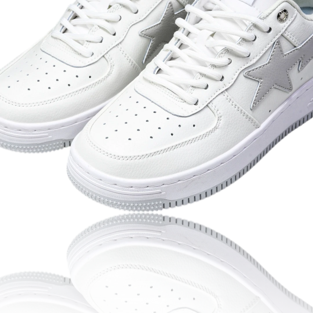 JJJJound x Bapesta 'White Grey'