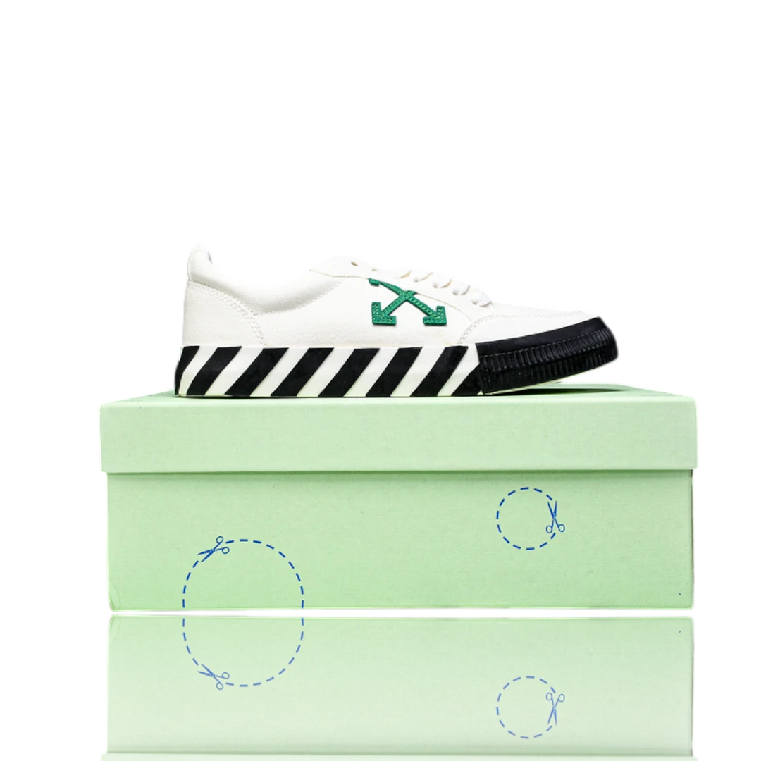 Off-White Vulc Low 'Canvas White Green'