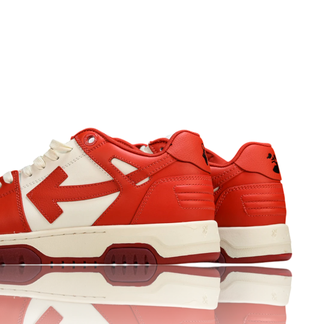 Off-White Out Of Office Low Top 'White Red'